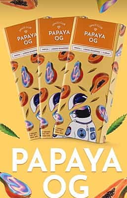 Space Club Papaya OG (Indica) Liquid Diamonds Disposable 2G
